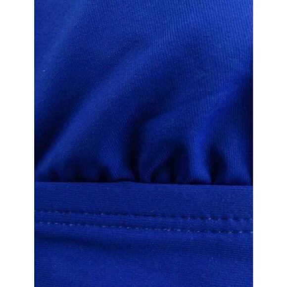 Bleu Rod Beattie Cobalt Behind The Seams Halter Bikini Top 8 NWT - Picture 4 of 5